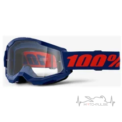 Очки 100% STRATA 2 Goggle Navy - Clear Lens