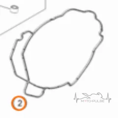 Прокладка крышки сцепления KTM 790 890 63530025100