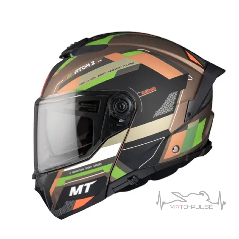 Мотошлем MT Atom 2 SV BAST A6 Khaki ( Размер: L )