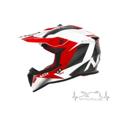 Мотошлем NOX N633 Fusion White/Red L