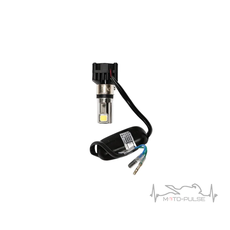Лампа LED фары универсальная 3 кристалла, 3 переходника, 30W, 3000LM