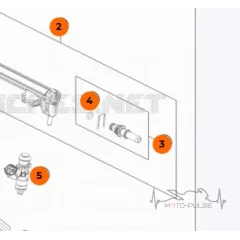Топливный коннектор KTM 790 890 63541113044