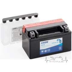 Акб 7А Exide ETX7A-BS = YTX7A-BS 150*87*94