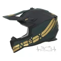 Мотошлем NOX N633 Airshock Matte Green/Gold (XL)