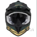 Мотошлем NOX N633 Airshock Matte Green/Gold (XL)