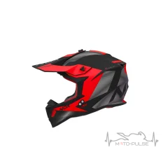 Мотошлем NOX N633 Fusion Matte black/red (XL)