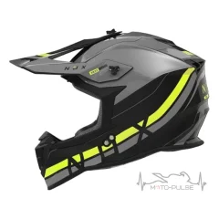 Мотошлем NOX N633 Airshock желтый (XL)