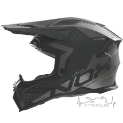 Мотошлем NOX N634 Gradiant матовый черный/серый (XL)