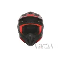 Мотошлем NOX N634 Gradiant матовый черный/красный (M)
