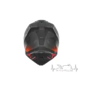Мотошлем NOX N634 Gradiant матовый черный/красный (M)