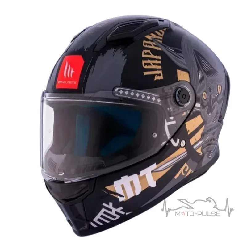 Мотошлем MT Stinger 2 KRT B9 матовый черный/серый (M)