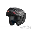 Мотошлем MT Atom 2 SV BAST D5 матовый черный/серый/белый (M)