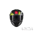 Мотошлем MT Braker SV Fury C6 черный/белый/желтый (L)