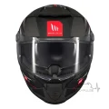 Мотошлем MT Thunder 4 Luminance D1 матовый черный/серый (M)