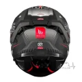 Мотошлем MT Thunder 4 Luminance D1 матовый черный/серый (S)