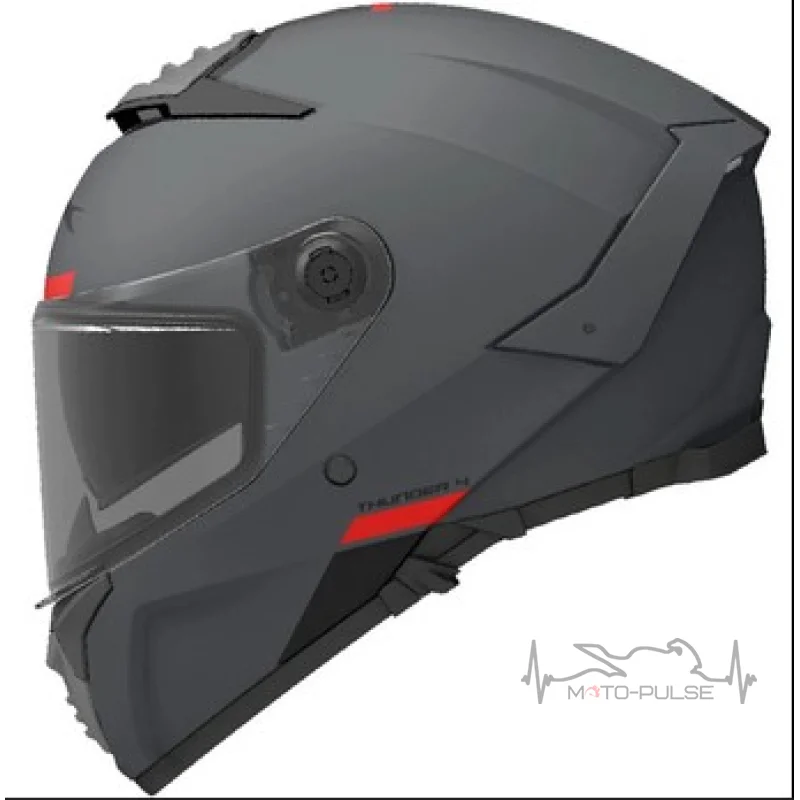 Мотошлем MT Thunder 4 SV A12 Gris матовый серый (XL)