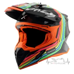Мотошлем AXOR X-CROSS Graphics (Черно-цветной) XL