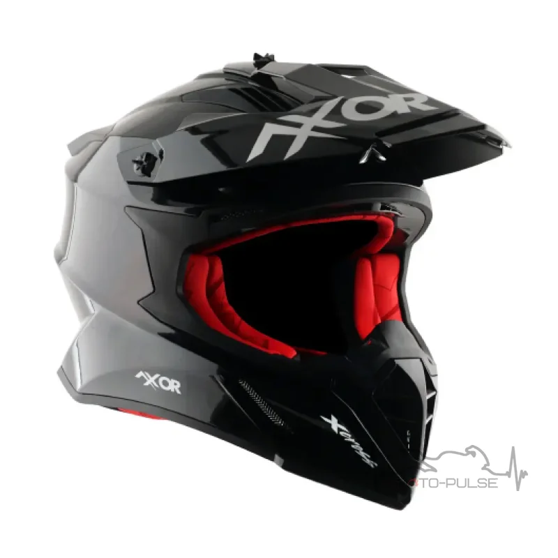 Мотошлем AXOR X-CROSS SC (Черно-красный) L