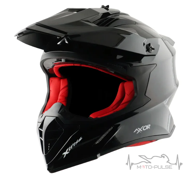Мотошлем AXOR X-CROSS SC (Черно-красный) S