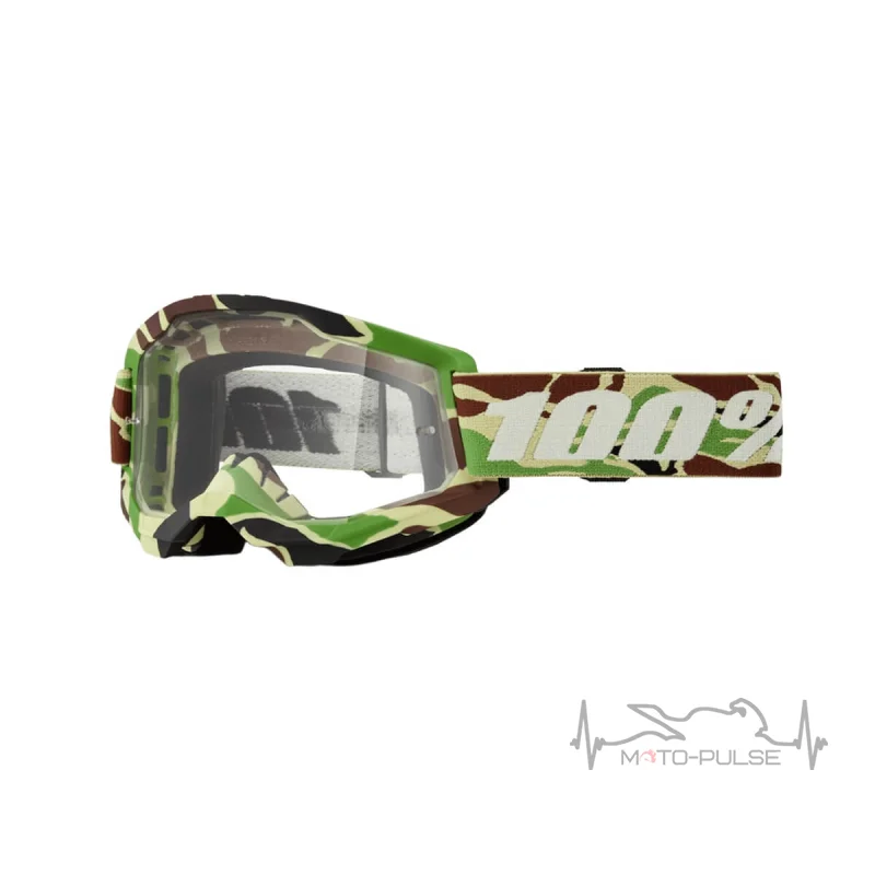 Очки 100% STRATA 2 Goggle [War Camo] - Clear Lens