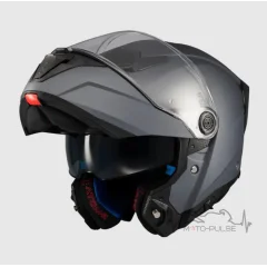 Мотошлем MT Atom 2 SV матовый серый (M)
