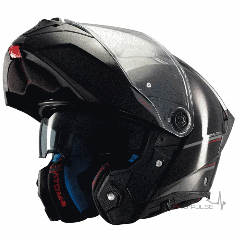 Мотошлем MT Atom 2 SV черный (L)