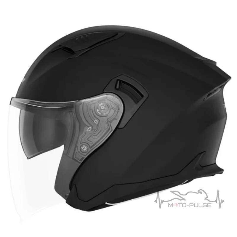 Мотошлем NOX N130 матовый черный (L)