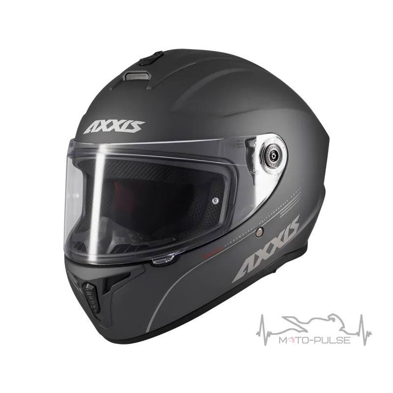 Мотошлем AXXIS Draken S (серый) матовый L