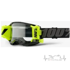 Очки 100% STRATA 2 FORECAST Goggle [Черные] - Прозрачные линзы