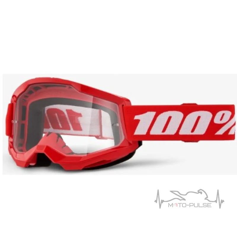 Очки 100% STRATA 2 Goggle [Red] Clear Lens