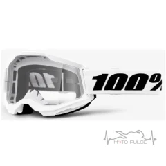 Очки 100% STRATA 2 Goggle [White] Clear Lens