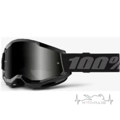Очки 100% STRATA 2 SAND Goggle [Black] Smoke Lens