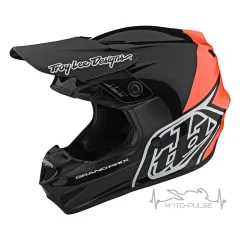 Мотошлем TLD GP HELMET [BLOCK BLACK / ORANGE ] M