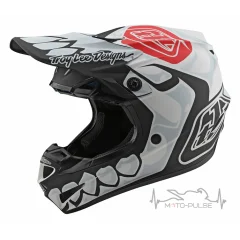Мотошлем TLD SE4 POLYACRYLITE [SKULLY WHITE] M