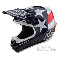 Мотошлем TLD SE4 POLYACRYLITE [FREEDOM RED / WHITE] L