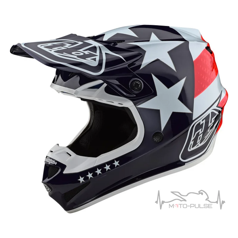 МотоШолом TLD SE4 POLYACRYLITE [FREEDOM RED / WHITE] M