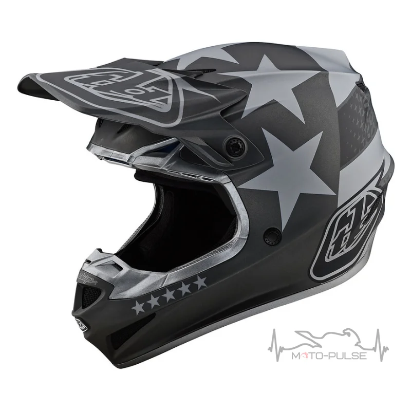 МотоШолом TLD SE4 POLYACRYLITE [FREEDOM BLACK / GRAY] M