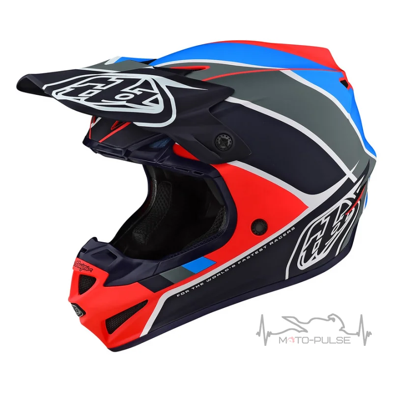 МотоШолом TLD SE4 POLYACRYLITE [BETA ORANGE / NAVY] L