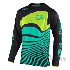 Джерси TLD GP AIR JERSEY [DRIFT BLACK / TURQUOISE] размер L