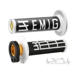 Мото грипсы ODI  MX V2 Lock-On EMIG Black/White