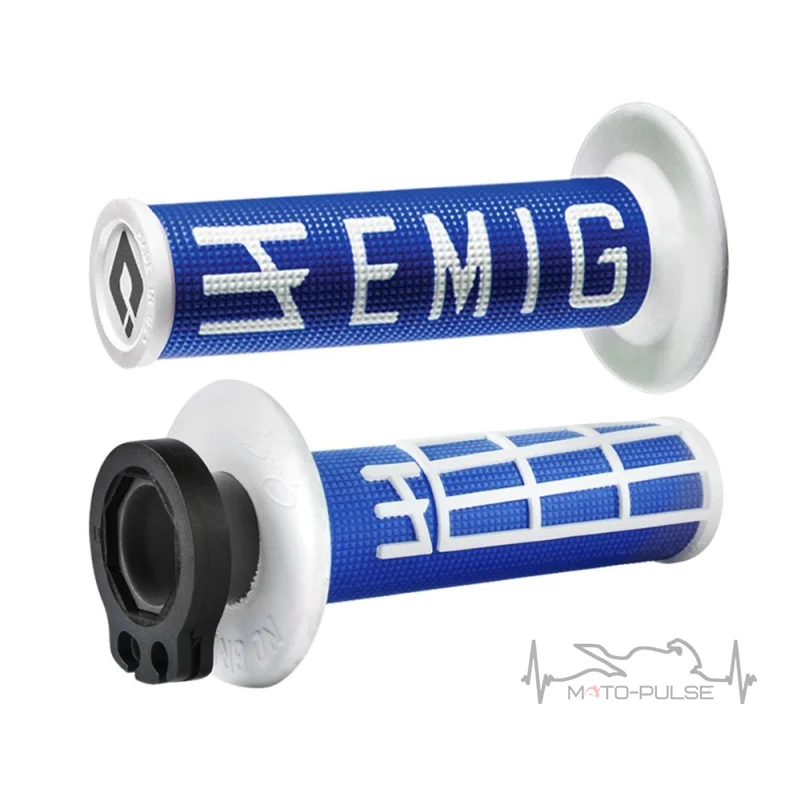 Мото грипсы ODI  MX V2 Lock-On EMIG Blue/White