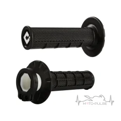 Мото грипсы ODI HALF-WAFFLE MX V2 Lock-On Black