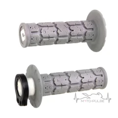 Мото грипсы ODI MX V2 Lock-On; Rogue Grip - Soft Grey