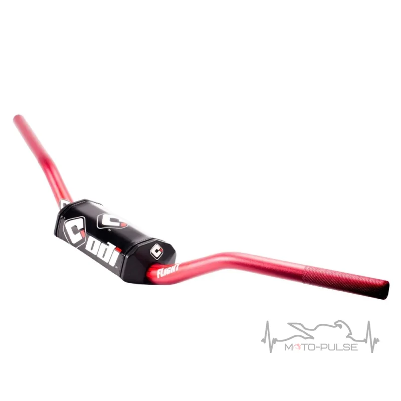 Мото руль ODI MX Handlebars, Podium FLIGHT, Hon/Kaw Red
