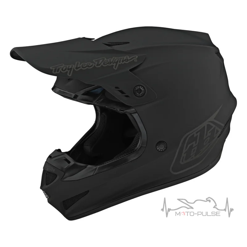 Мотошлем TLD GP HELMET [MONO BLACK] XXL