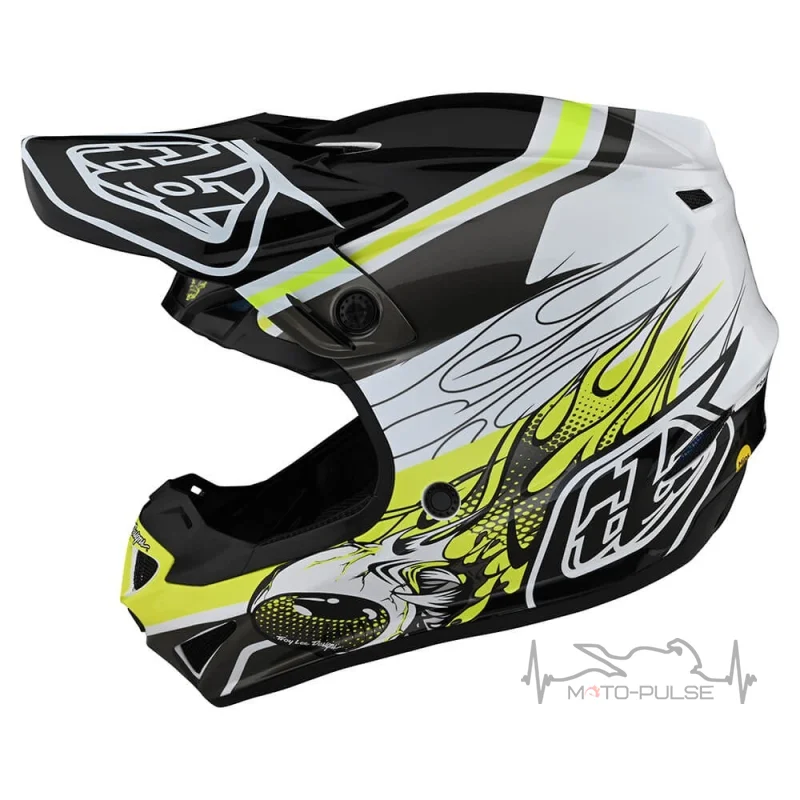 Мотошлем TLD SE4 POLYACRYLITE [SKOOLY BLACK] M