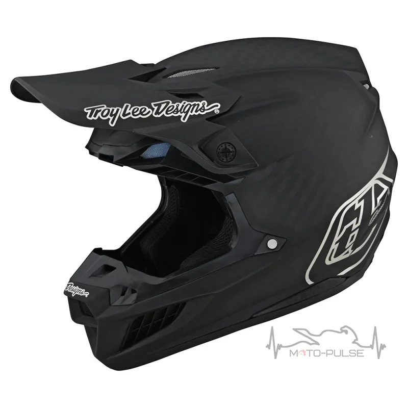 Мото шлем TLD SE5 Carbon Helmet [Stealth BLk/Chrome] S