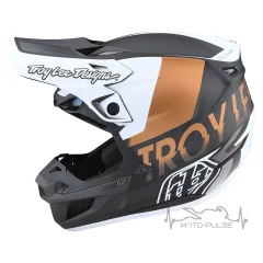 Мото шлем TLD SE5 Carbon Helmet [QUALIFIER WHITE / BRONZE] M