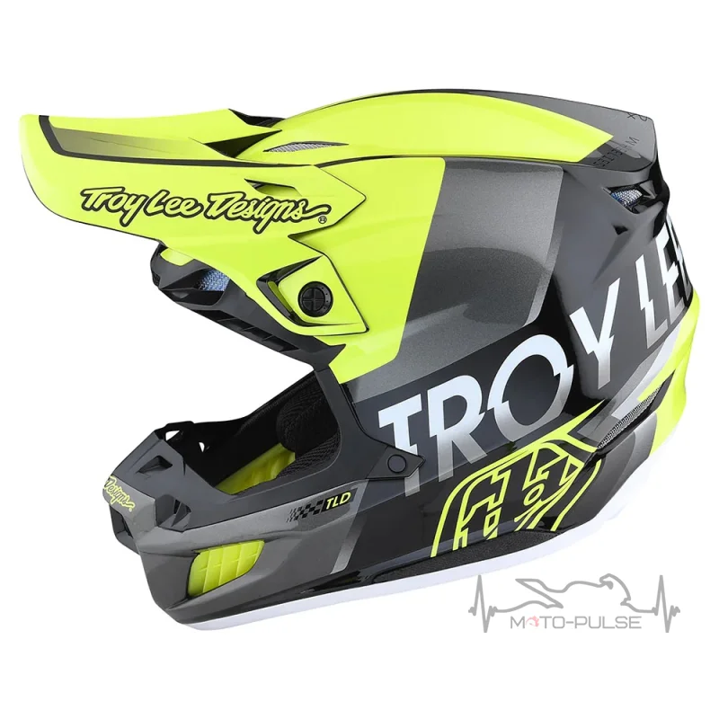 Мото шлем TLD SE5 COMPOSITE HELMET [QUALIFIER GLO YELLOW/BLk] L