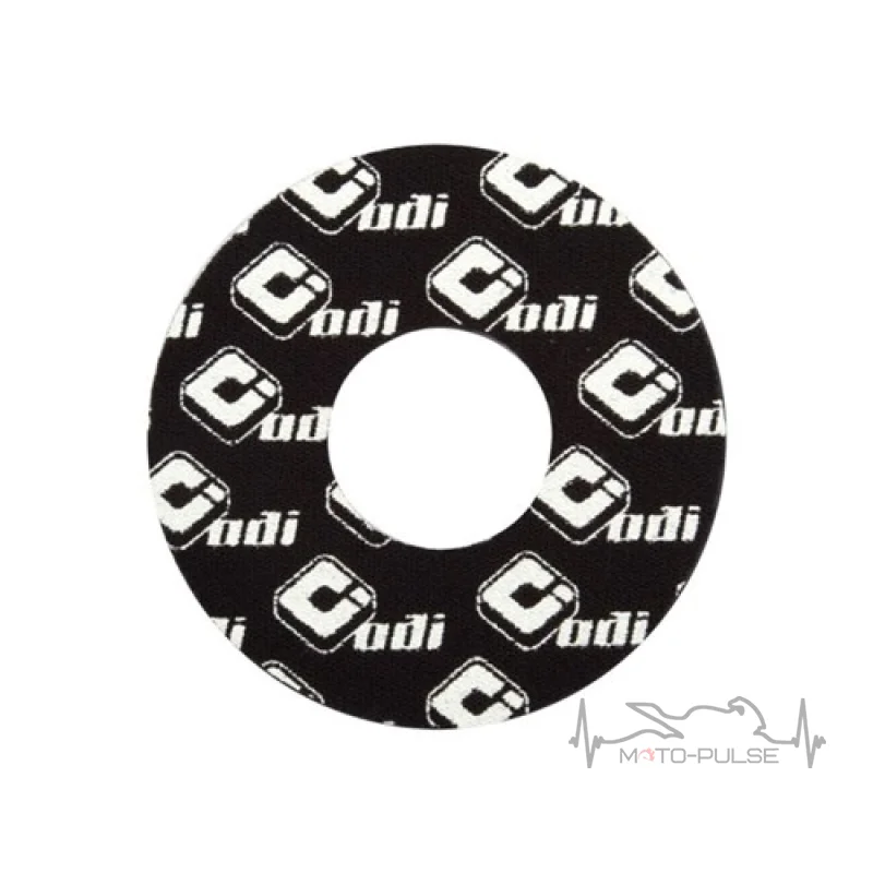 Колечки на грипы ODI Grip Donuts Black w/ White Logos